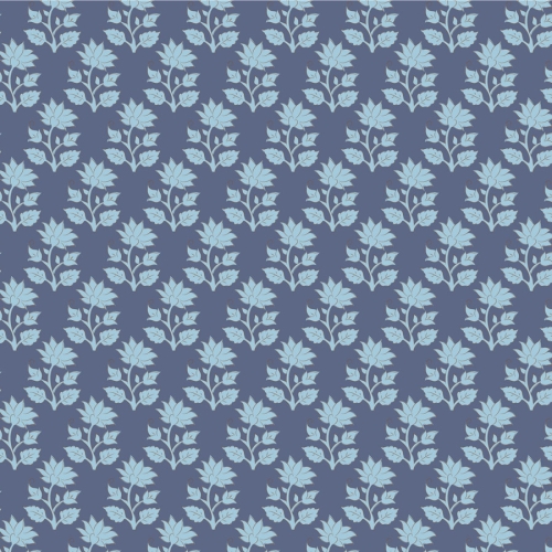 Tilda Patchwork Stoff Baumwolle - Mira Blue